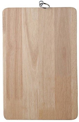 Xudo Xudo NonSlip Vegetable Cutting BoardVegetable Chopping Board With Hanging Ring 30 CM BIEGE Nonslip cutting board Wooden Cutting Board with Antibacterial Surface Professional Heavy Duty Durable Chopping Board with Finger Hole for Cutting and Chopping Vegetables Fruit Bread Meat Perfect Dual Tone Wood Serving Tray Board - Image 1