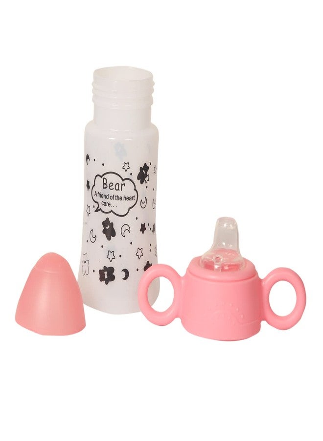 Alya The Cheeky Kidzz Premium Baby Straw Sipper 300ml for Feeding Water Milk Liquids Feeder Bottle (Design 613) - Image 4