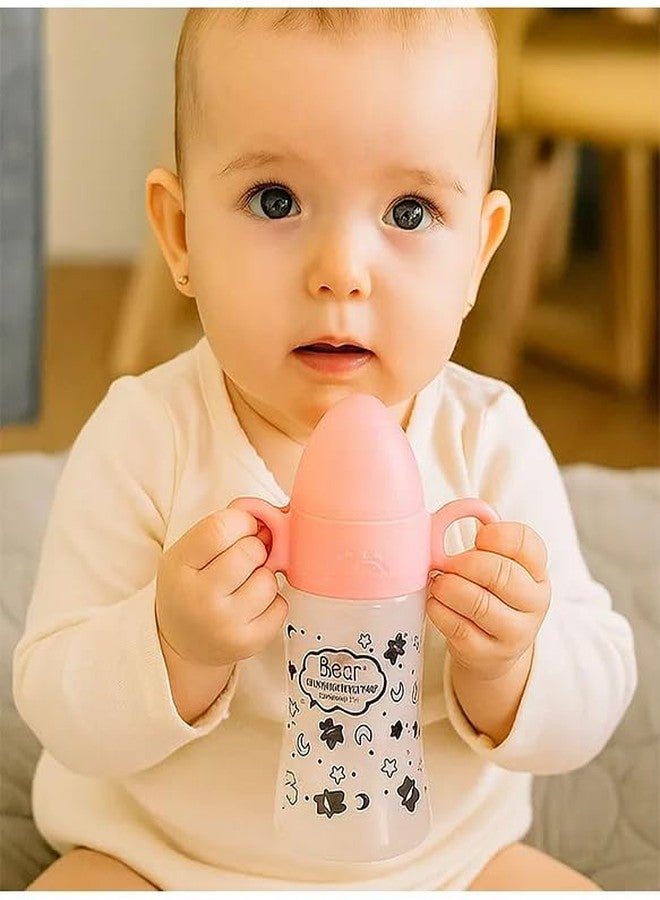 Alya The Cheeky Kidzz Premium Baby Straw Sipper 300ml for Feeding Water Milk Liquids Feeder Bottle (Design 613) - Image 2