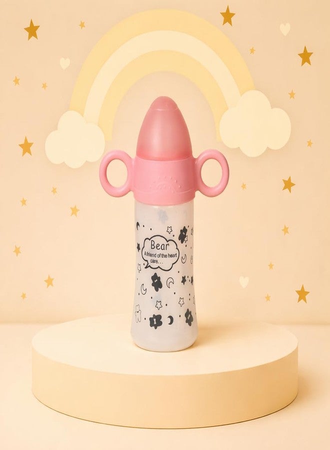 Alya The Cheeky Kidzz Premium Baby Straw Sipper 300ml for Feeding Water Milk Liquids Feeder Bottle (Design 613) - Image 1