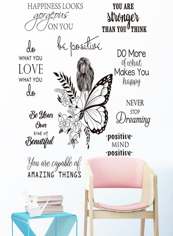 Datesno Inspirational Wall Decals Peel and Stick Vinyl Quotes Wall Decor Motivational Positive Saying Wall Art for Living Room Bedroom Office Bathroom Home Decor Stickers Decor - Image 4