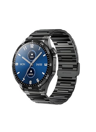 HainoTeko-4 Smart Watch, AMOLED Display, Water-Resistant Titanium Case, 3 Straps, Calls Support, and Arabic Language BLACK - pzsku/Z8286C2F3CF1B0D834A02Z/45/1746881505/f6eb1309-a289-411e-a534-d1b2f1f909b2