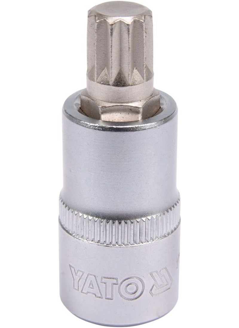 Yato YATO Socket Bit 1/2" Spline M12 L=50mm YT-04344 
