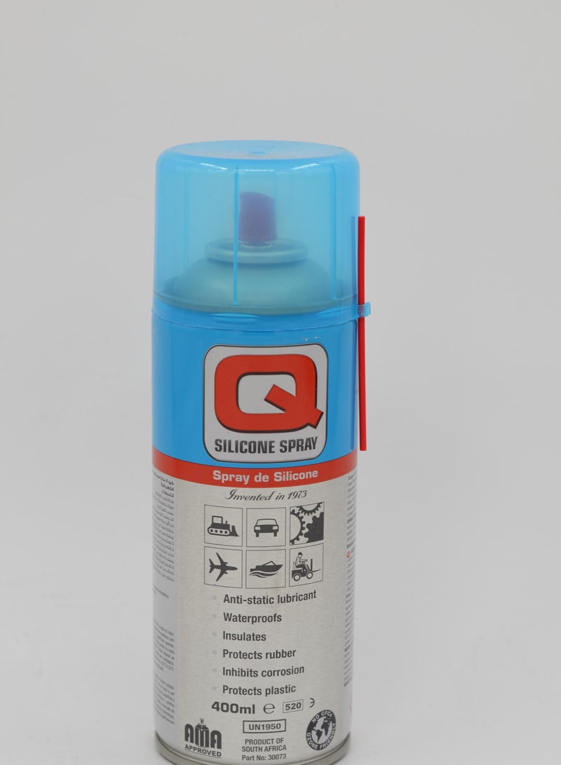 Q8 Silicone Spray – Multi-Surface Lubricant & Protector (400ml)