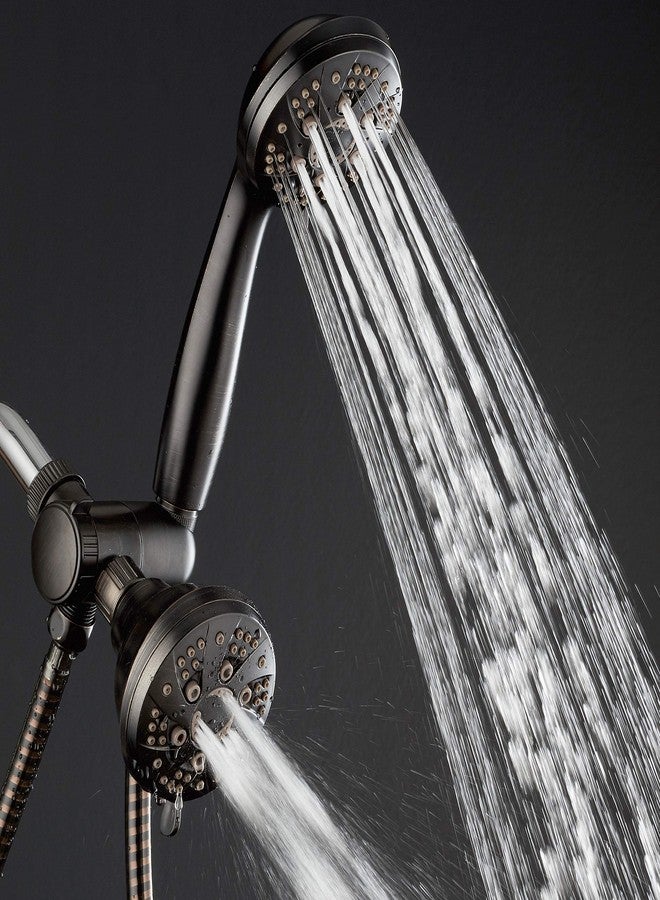 AquaDance Oil Rubbed Bronze High Pressure 3-Way 48-Setting Rain/Handheld Shower Head Combo - Angle Adjustable, Anti-Clog Jets, Tool-Free Installation-USA Standard Certified/Top U.S. Brand - Image 3