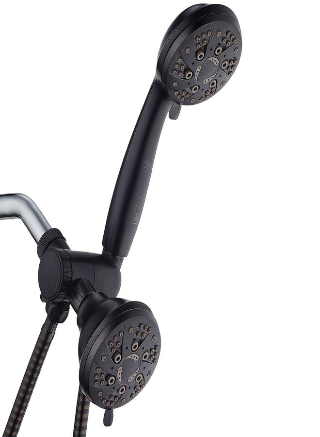 AquaDance Oil Rubbed Bronze High Pressure 3-Way 48-Setting Rain/Handheld Shower Head Combo - Angle Adjustable, Anti-Clog Jets, Tool-Free Installation-USA Standard Certified/Top U.S. Brand - Image 1