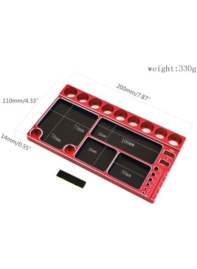 Green Screw Tray Organizer For Car Model Enthusiasts And Vehicle Repair Projects - Image 4