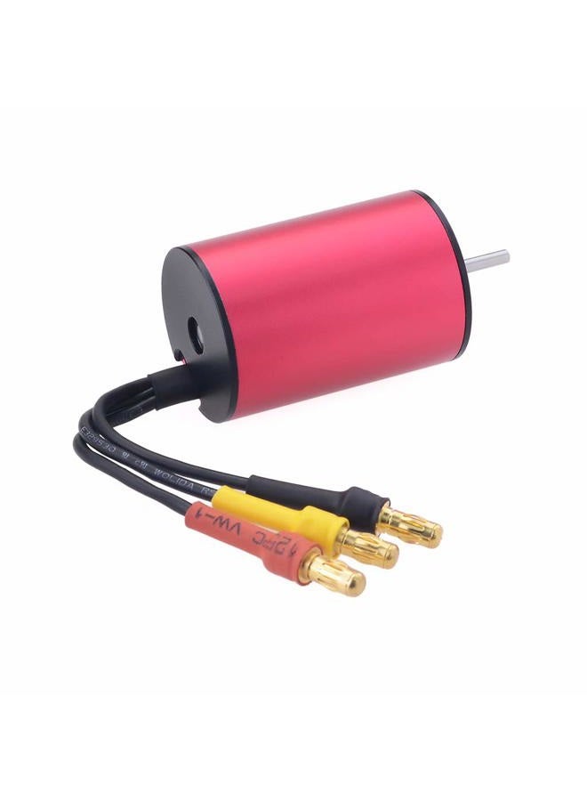 KingVal Replacement 2435 6100KV Waterproof Brushless Motor Shaft 2.0mm Compatible with 1/16 1/18 RC Car - Image 5