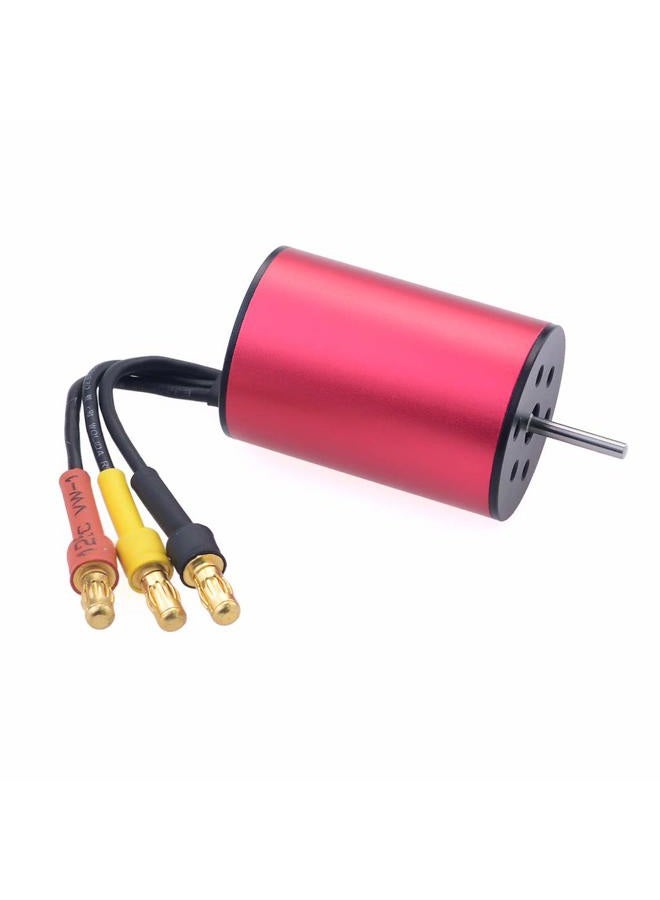 KingVal Replacement 2435 6100KV Waterproof Brushless Motor Shaft 2.0mm Compatible with 1/16 1/18 RC Car - Image 3