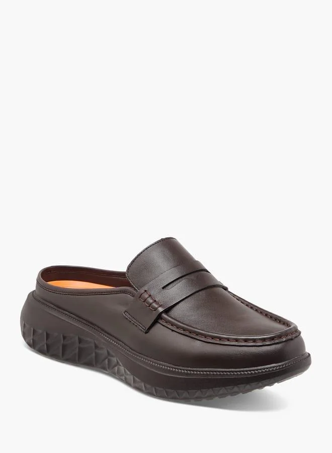 Men Cutout Detail Slip-On Loafers