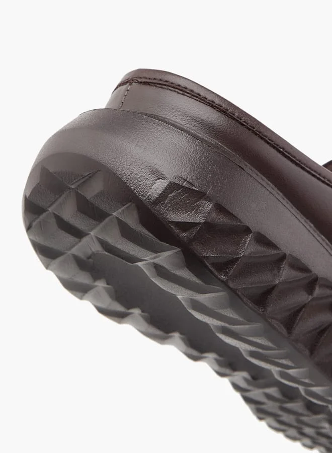 Le Confort Men Cutout Detail Slip-On Loafers