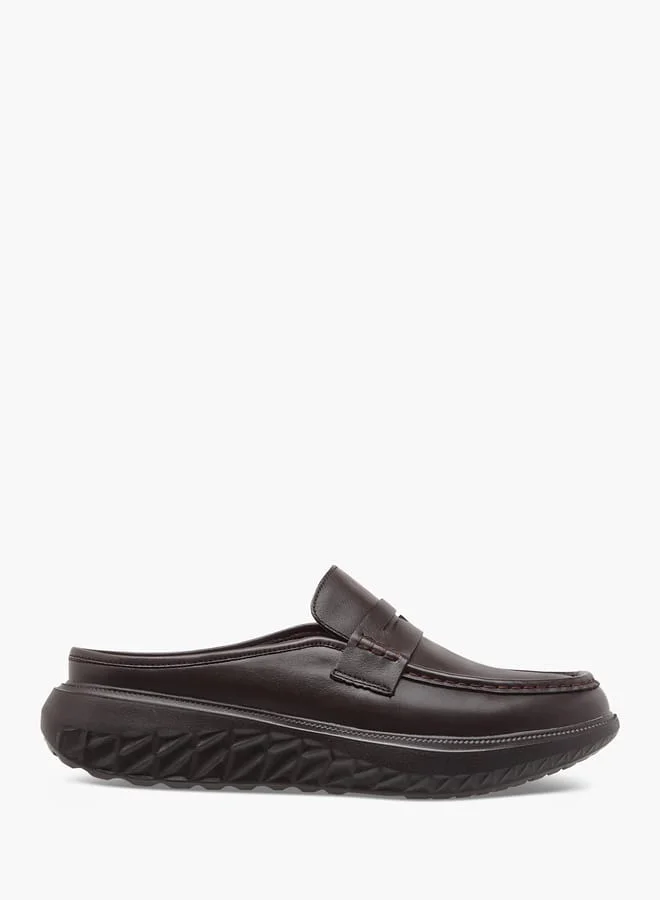 Le Confort Men Cutout Detail Slip-On Loafers