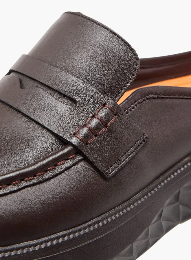 Le Confort Men Cutout Detail Slip-On Loafers