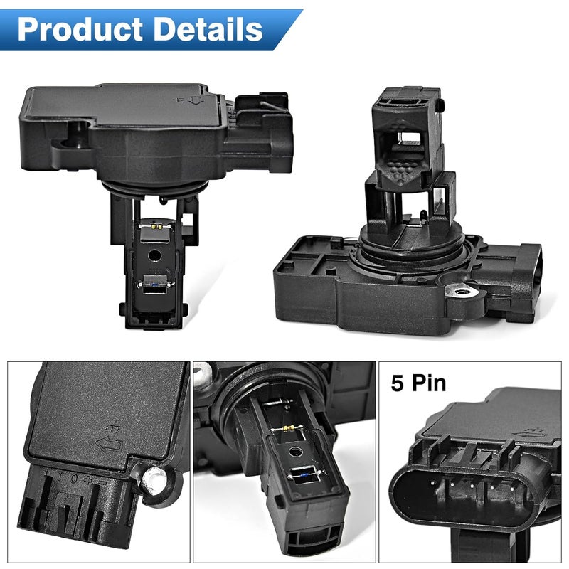 TOP-MAX Mass Air Flow Sensor Compatible with Chevy Silverado 1500 2500HD Suburban Tahoe GMC Sierra Yukon Cadillac Escalade CTS, MAF Sensor Replace for 10393948 23256991 - Image 2