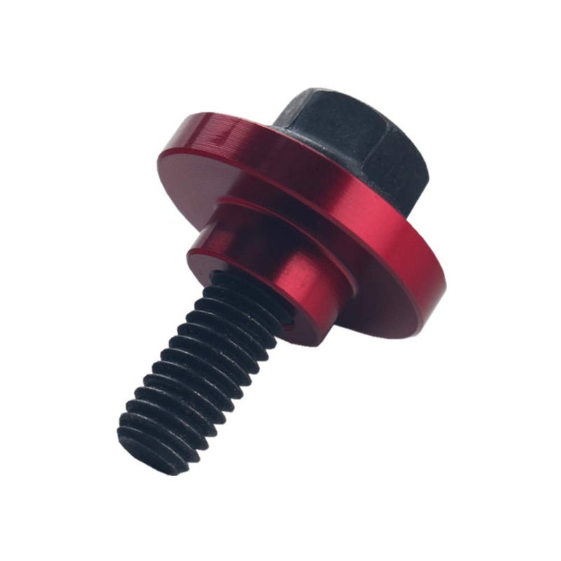 JGR LS Billet Aluminum Oil Pump Girdle Pickup Tube Hold Down Brace For GM Gen III  IV LS Engines LS1 LS2 LS3 LS6 LS7 LS9 LQ4 LQ9 48L 53L 60L 62L etc Red