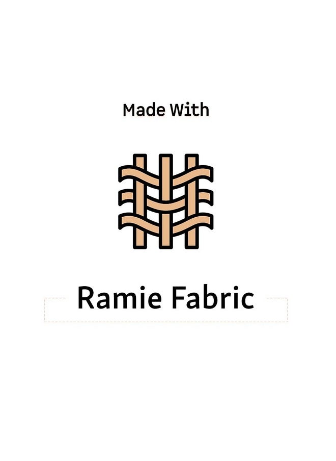 Exfoliating Loofah For Removing Dead Skin | Made Of 100% Natural Ramie Fibre | Gentle On The Skin | Sustainable Unisex | Easy To Hang