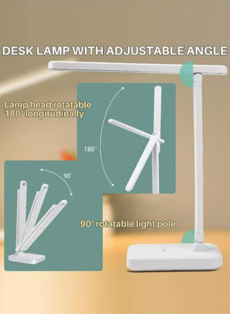 Oasisgalore Foldable Touch Dimming Desk Lamp, Lamp for Lap Desk with 3 Brightness Levels for Office, Study - Image 3