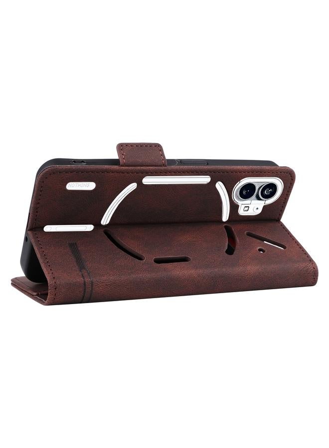 اس-توب جراب هاتف Case For Nothing Phone 1 المصنوع من الجلد القابل للطي والمشبك المغناطيسي - Image 5