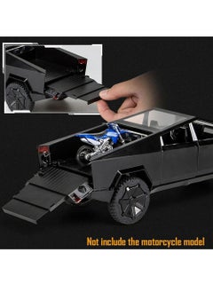 CHE ZHI 1:32 Tesla Cybertruck Pickup Trailer Alloy Car Model Diecasts Metal Off-Road Vehicles Truck Model Sound and Light Kids Toys Gift  - Image 5