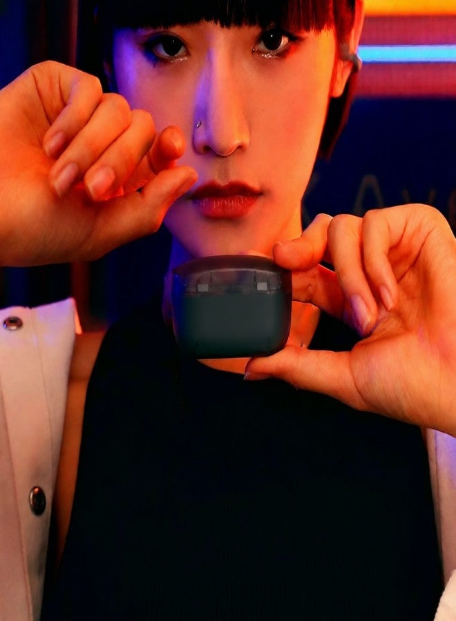 ZOMBIESCAT Wireless Earbuds Clip-on BT5.3 Earbuds, True Wireless Sports Clip-On Open-Ear Earbuds, Cool Light Effect Design, Light and Comfortable, High Efficiency and Energy Saving for Smart Phone - Image 5