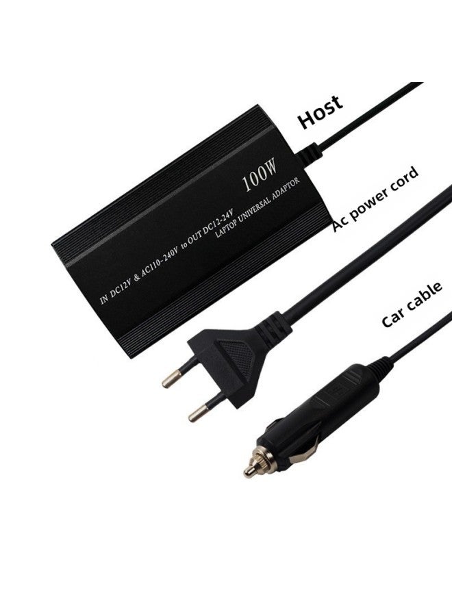 100W Adjustable Power Adapter 120W Dual-use Adjustable Power Car Charging Adapter Multi-Function Charger-Color:100w Does Not Come With Dc Adapter 【power Interface 5.5*2.1】-Specifications:British Regulations
