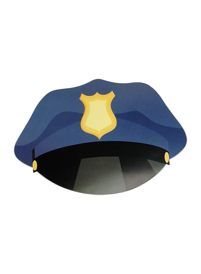BinaryABC Cops Robbers Police Photo Booth Props Police Party Supplies21Pcs - Image 5