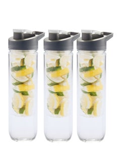 Hans Larsen 3-Piece Fruit Infuser Water BPA-Free Sports Bottle  - Image 1