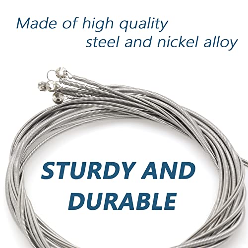 Cheerock Stainless Steel 5 String Bass Strings Replacement Set, Acoustic Bass Strings, Electric Bass String, 5 String Bass Instrument Accessories - Image 3