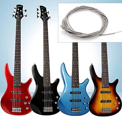 Cheerock Stainless Steel 5 String Bass Strings Replacement Set, Acoustic Bass Strings, Electric Bass String, 5 String Bass Instrument Accessories - Image 4