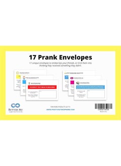 Better Me 17 Prank Envelopes  Witty Pranks for Adults Funny Envelope for Birthday  Holiday Card April Fools Day Practical Jokes by Mail Prank for Friends  Family or Coworkers Gag Pranks for Adults  - Image 3
