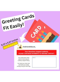 Better Me 17 Prank Envelopes  Witty Pranks for Adults Funny Envelope for Birthday  Holiday Card April Fools Day Practical Jokes by Mail Prank for Friends  Family or Coworkers Gag Pranks for Adults  - Image 4
