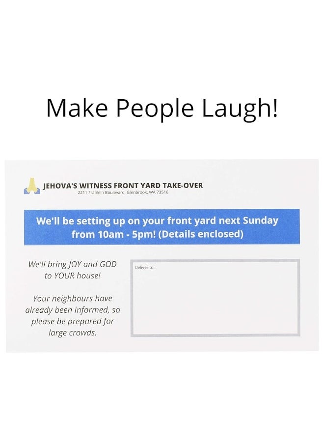 Better Me - 17 Prank Envelopes  Witty Pranks for Adults Funny Envelope for Birthday  Holiday Card April Fools Day Practical Jokes by Mail Prank for Friends  Family or Coworkers Gag Pranks for Adults - Image 1