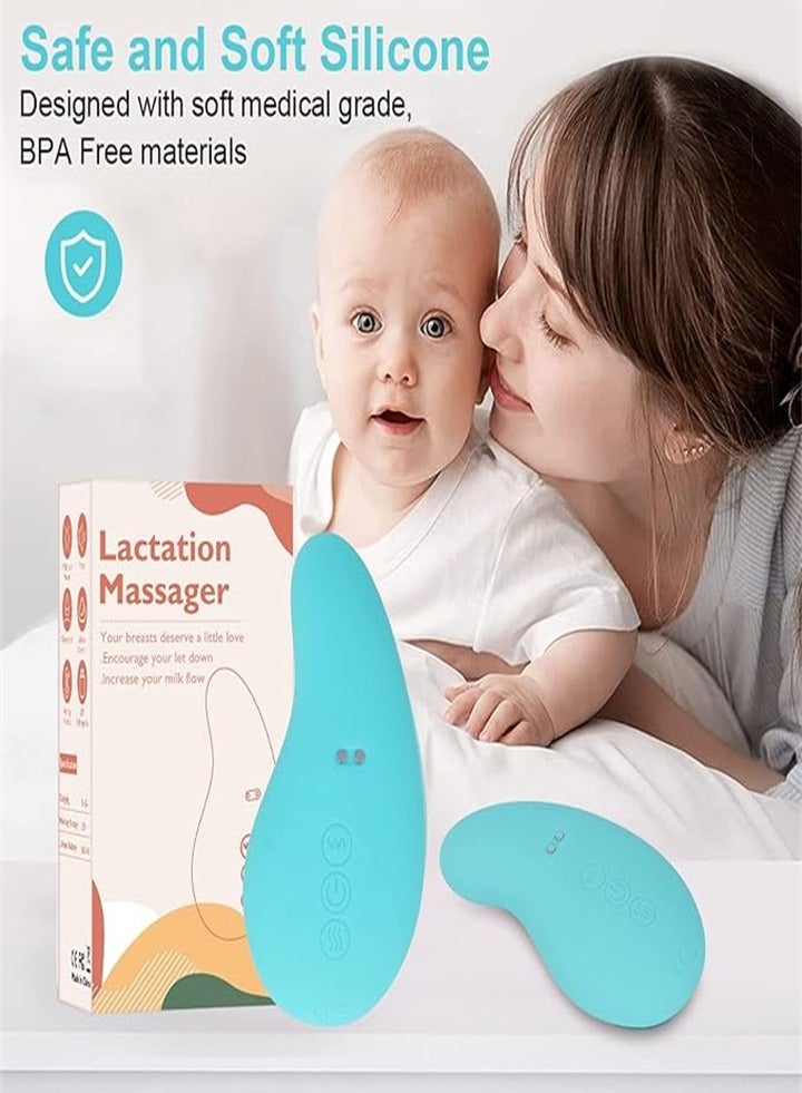 Generic Lactation Massager, Feeding Heated Electric Massager - 10 Modes to Improve Milk Flow and Relieve Postpartum Swelling and PainPostpartum Massager, Breastfeeding Heated Electric Massager - 10 Modes and Relieves Postpartum Swelling and Pain  - Image 1