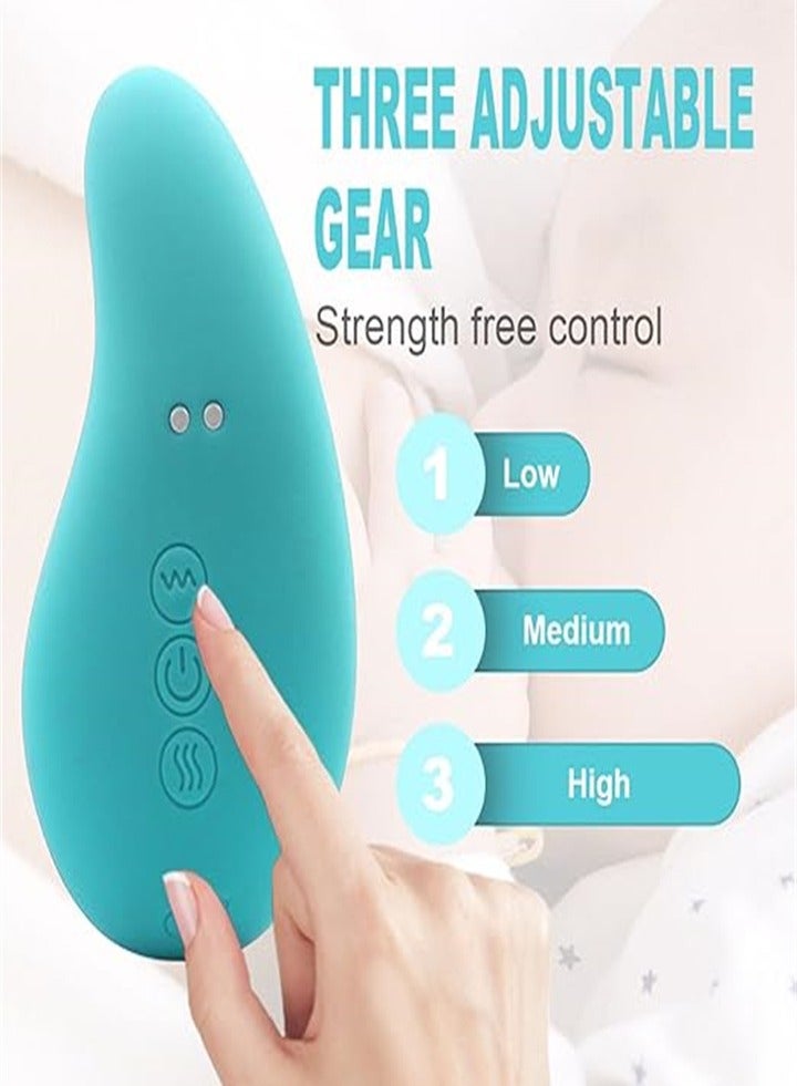 Generic Lactation Massager, Feeding Heated Electric Massager - 10 Modes to Improve Milk Flow and Relieve Postpartum Swelling and PainPostpartum Massager, Breastfeeding Heated Electric Massager - 10 Modes and Relieves Postpartum Swelling and Pain  - Image 2