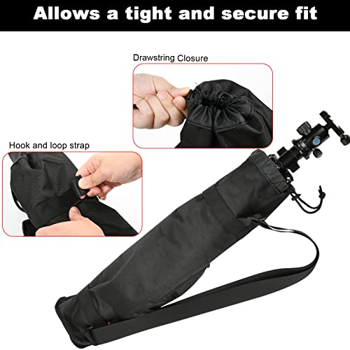 TXEsign Tripod Carrying Case Bag 24” Compatible with Basics Gitzo Manfrotto Tripod Travel Bag Heavy Duty Nylon Bag, Camera Tripod Bag with Outer Pocket, for Tripod, Light Stands, Monopod, Mic Stand - Image 3