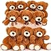 MaoGoLan Bulk Teddy Bear Baby Shower 10 Packs Small Dark Brown Teddy Bear Stuffed Animals in Bulk135 Small Stuffed Bears Plush for WeddingBirthdayChristmas Party Decorations - Image 2