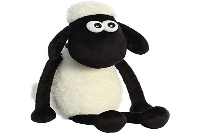 AuroraÂ® Playful Shaun The SheepÂ® Stuffed Animal - Endless Fun - Farmyard Exploration - White 17 Inches - Image 1