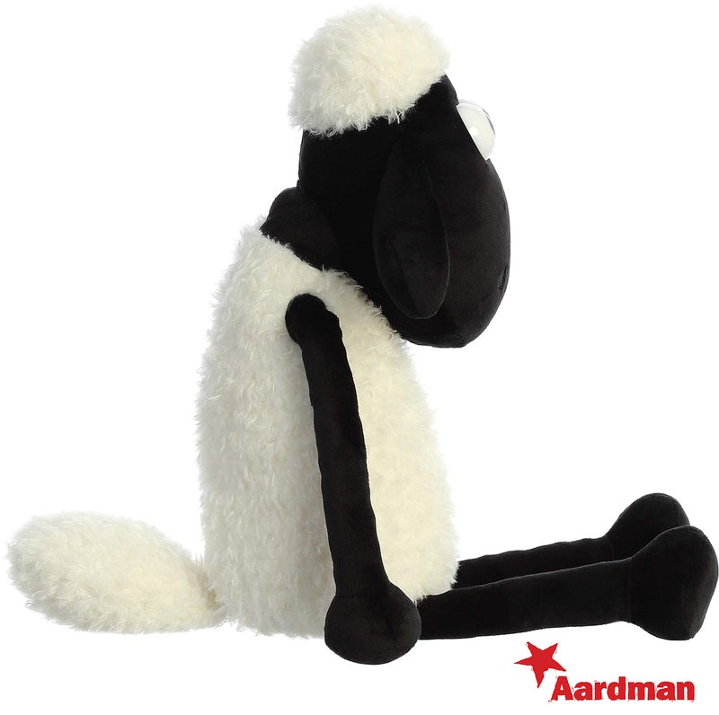 AuroraÂ® Playful Shaun The SheepÂ® Stuffed Animal - Endless Fun - Farmyard Exploration - White 17 Inches - Image 3
