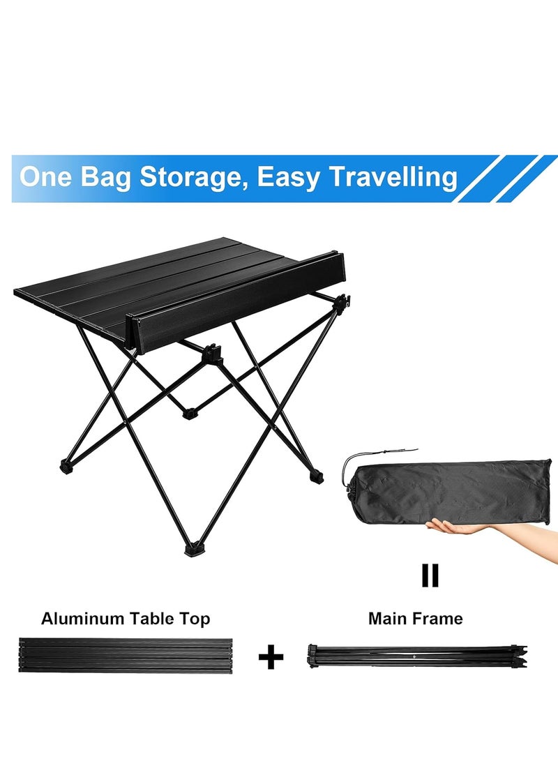 Generic Portable Camping Table Ultralight Aluminum Camp Table Folding Beach Table for Camping Hiking Backpacking Outdoor Picnic68*47*46cm - Image 3