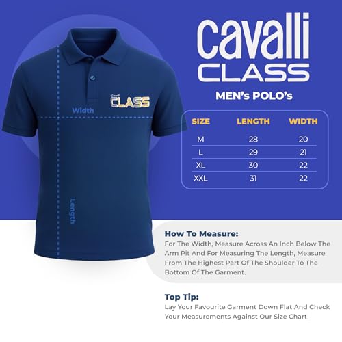 CAVALLI CLASS Men's Polo Collar Cotton Half Sleeve Brand Logo T-Shirt Beige - Image 5