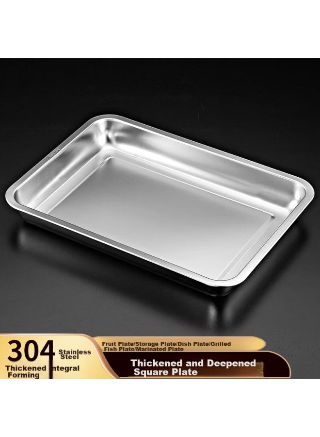 Yutai 304 Stainless Steel Steaming Cabinet Tray, Rectangular Commercial Large Size 40*60, Steamer Tray, Rice Steaming Plate, 6040 - Image 1