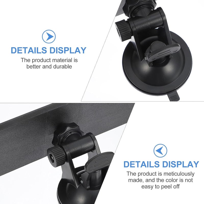 Rotatable Large Field Car Rear View Mirror 360° Wide Angle Interior Mirror Blue Tint for Vehicle Safety and Enhanced Driver Visibility - Image 3