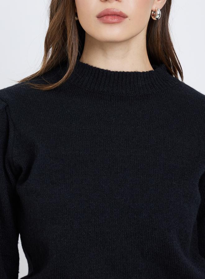 ستايلي بلوزة محبوكة بأكمام طويلة - Image 4