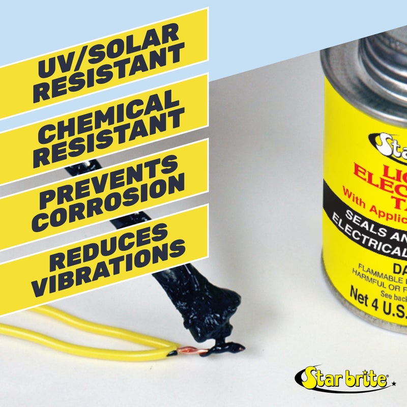 STAR BRITE Liquid Electrical Tape - Superior Adhesion and Flexible Protection for Frayed Cables, Terminals, and Electric Splices - Image 5