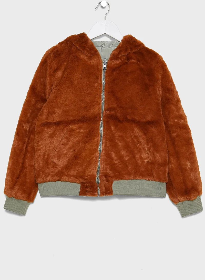 Cotton On Youth Reversible Bomber Jacket