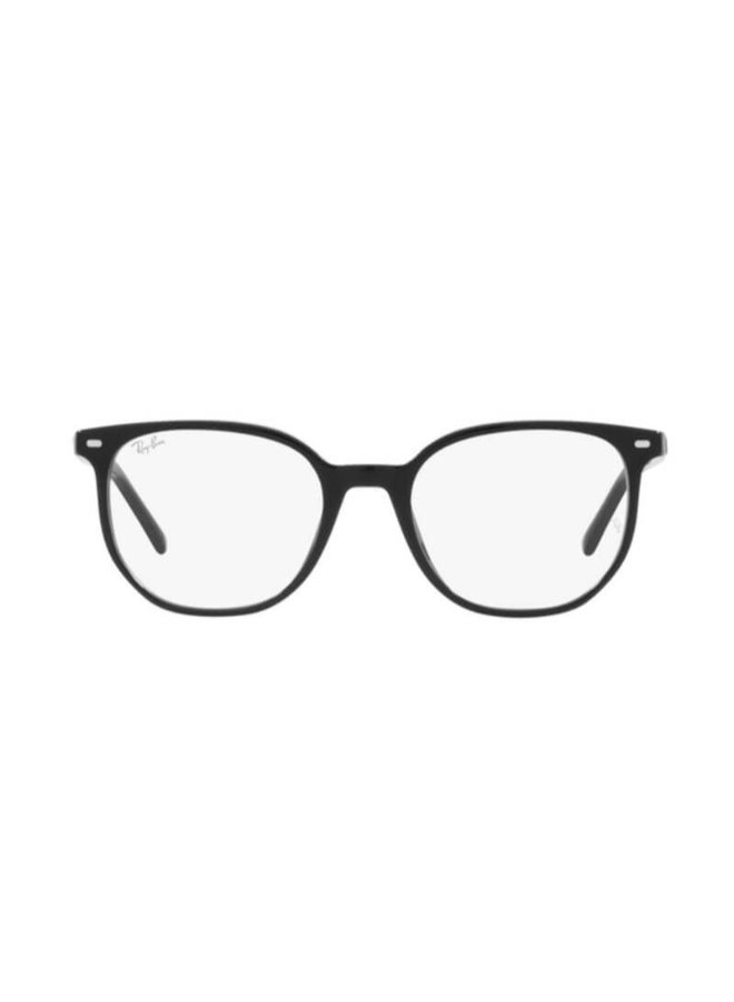 Ray-Ban Unisex Unisex Round Shape Plastic Eyeglass Frames 2000 - Lens Size: 48 Mm - Black - Image 1