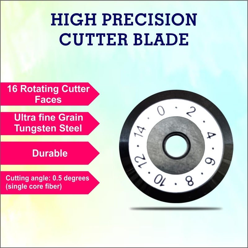STAR FFS-9000 STAR Fiber Cleaver Blade OFC Cleaver 16 Rotate Fiber Cutting Cleaves Blade Tungsten Steel High Precision Optical Fiber Cutting Blade Replacement of Spare Blade  - Image 2