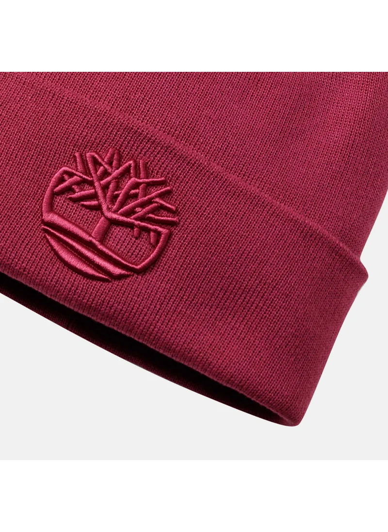 Timberland Men's Tonal 3D Embroidery Beanie