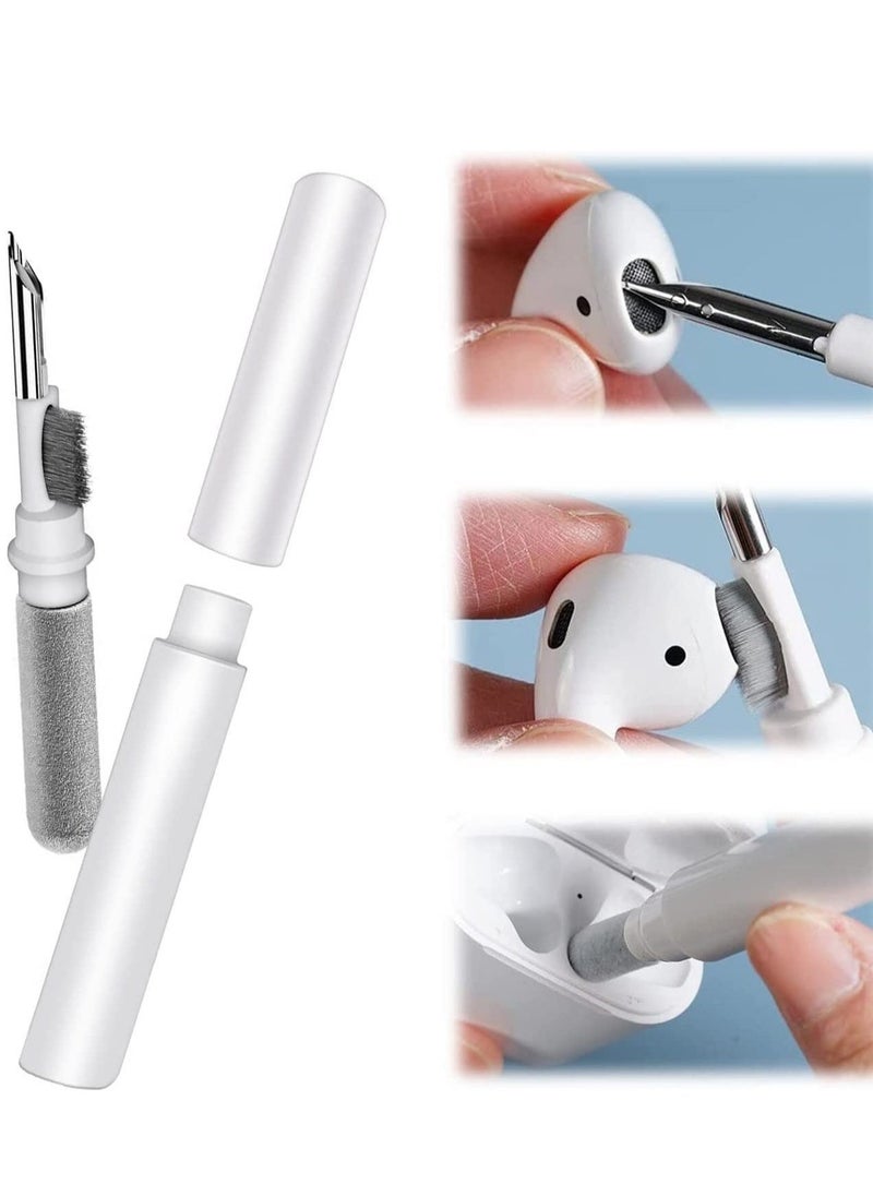 ELTRAZONE - Bluetooth Earbuds Cleaning Pen,3 in 1 Earphones Cleaner 360°Earbuds Cleaning Pen Kit, Multifunctional Portable Cleaning Dust Removal Brush Pen for Phone PC Laptop Air-pods Camera Lens - Image 1