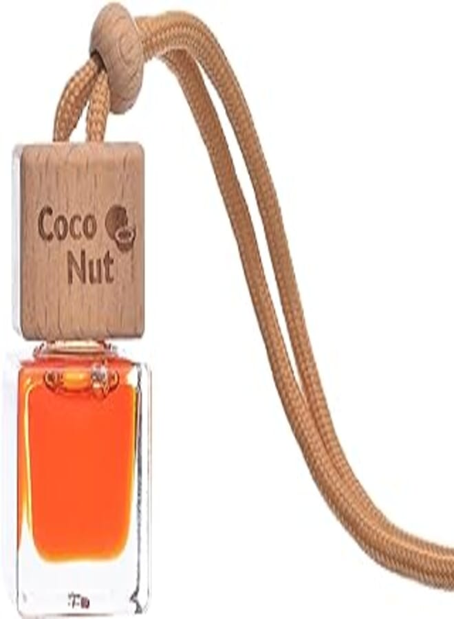 Smart ND124 Car Air Freshner, 10ML, Coconut Scent With Perfect Design, Premium And Eco-Friendly Material - Multi Colour